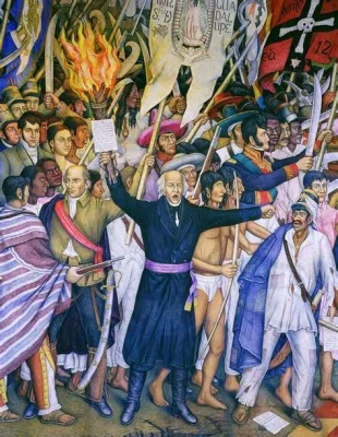 “Os Últimos Momentos de Hidalgo” Uma Pintura Romântica que Celebra o Heroísmo e o Sacrificio!